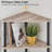 Corner Shelf Stand, Corner Bookshelf, Storage Standing Shelf Unit With Metal Frame, Plant Stand, Corner Bookcase For Living Room
