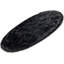 Tapis noir en simili peau de mouton tissé à la machine Mar Vista-1618575409