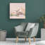 Art mural sur toile tendue - "Fally Plover & Chick" de Barbara Fallenbaum pour décoration de salon, de chambre à coucher ou de bureau - 24 x 24