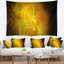 Tapisserie nebula de golden space lointain à motif floral-28497923