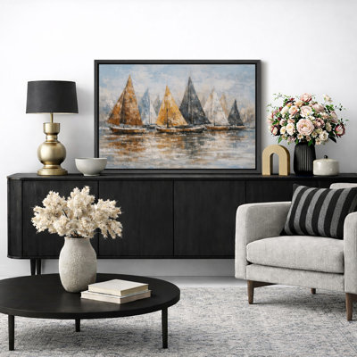 Voilier, art côtier, photos de salon nautique, impression encadrée sur toile