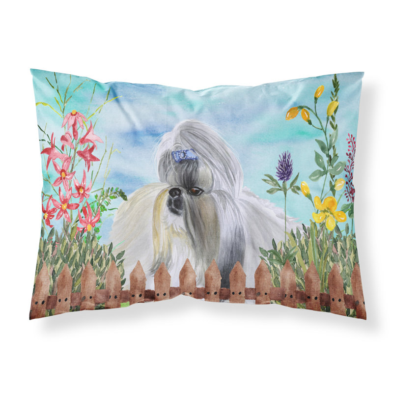 Taie d’oreiller spring, Shih Tzu