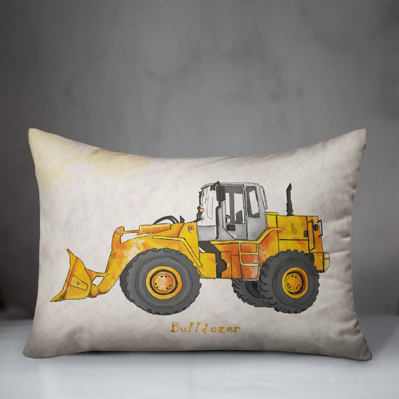 Coussin Beckman, Isabelle et Max Bulldozer
