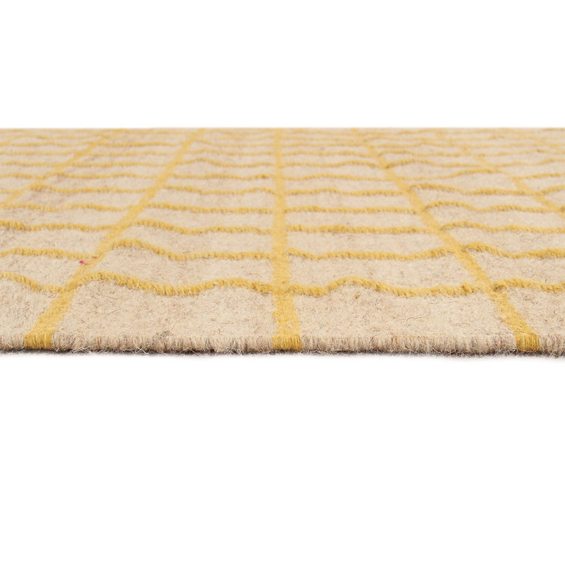 Geometric Hand Woven Area Rug Set, Rectangle 140 x 200cm