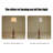Chinese Vintage-Style Hardware, Solid Wood & Fabric Floor Lamp