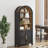 Aterion 70.9" Arched Storage Bookcase