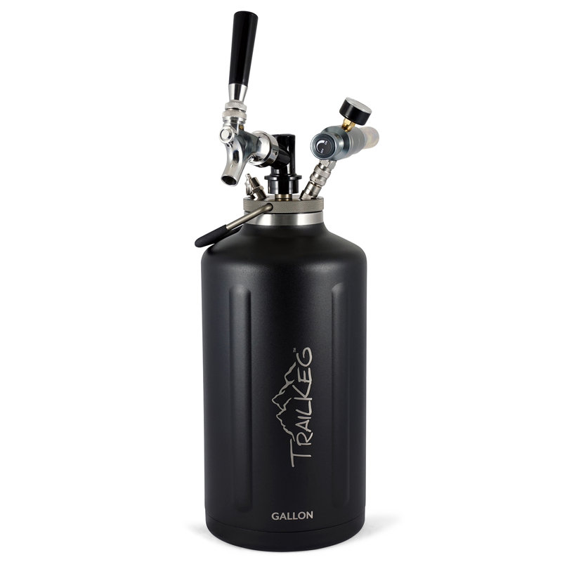 128 oz Growler, Noir