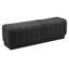 Repose-pieds rembourré en tissu Heathrow Boucle-86381098