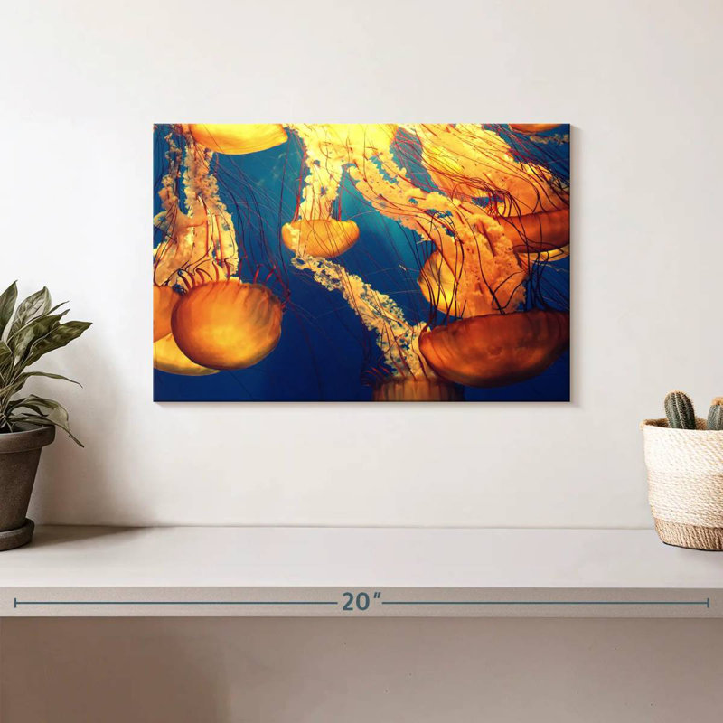 Brampt Jellyfish Bloom, 8" H x 12" W