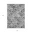 Tapis extérieur gris anthracite lavable abstrait 10 pi x 14 pi