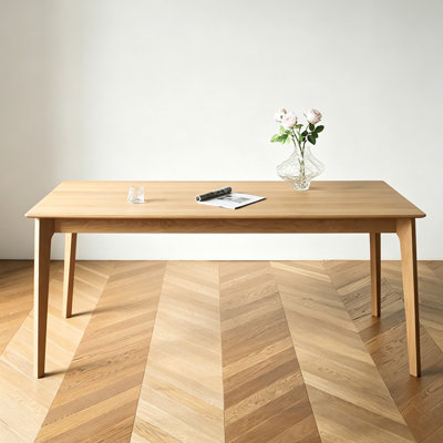 Nordic-Style Minimalist Solid Wood Desk