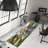 Floral Printed Rug in Vibrant Colors for Living Room and Bedroom with Soft Non-Woven Material-114329203