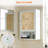 Bathroom Wall Cabinet with Rattan Doors & Adjustable Shelf, Above-Toilet Bamboo Medicine Cabinets-2055621372