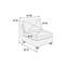 Chaise sans accoudoirs Modern Living