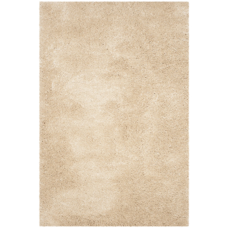 Hornell Shag Performance Solid Color Rug, Rectangle 6'7" x 9'2"