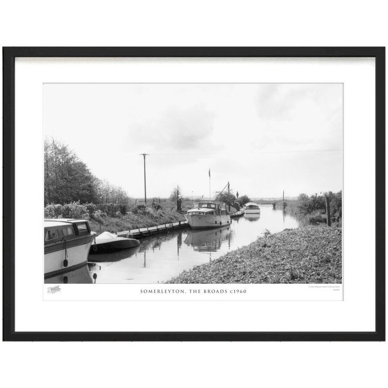 Somerleyton, The Broads C1960 by Francis Frith - Single Picture Frame Print, 28cm H x 36cm W x 2.3cm D