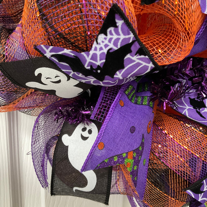 Couronne d'Halloween «If You Got It Haunt It», 24 Inch