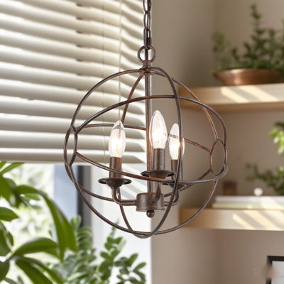 Setser 3-Light Globe Pendant