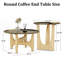 Ensemble de tables basses rondes-358040088-358040089