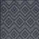 Foundry Select Versatile Diamond Navy Blue Indoor/Outdoor Area Rug