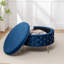 Repose-pieds rond avec rangement Cristen-567905232
