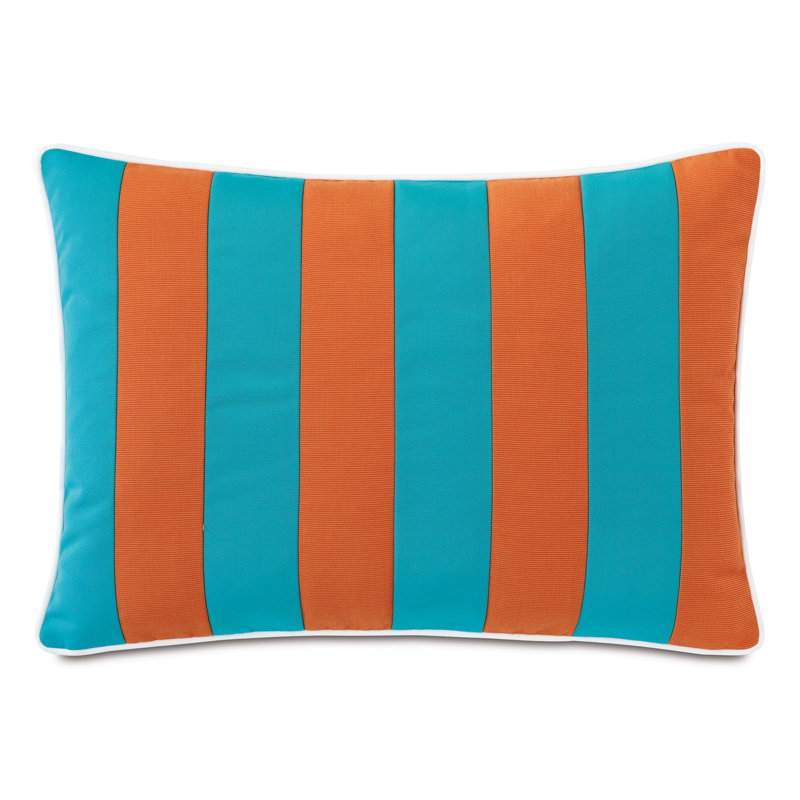 Housse de coussin rectangulaire pour l'extérieur Alameda, Voile Aruba / orange Tarheel