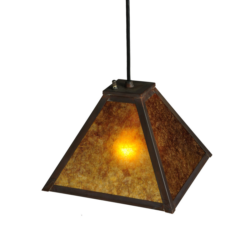 Rustic Lodge 1 - Light Pendant, 12" H x 12" W x 12" D