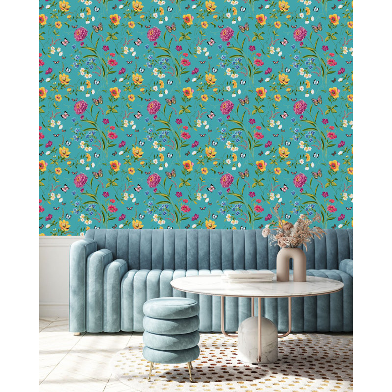 Carreau de papier peint l 25 po, L 2,08 pi x L 10,42 pi
