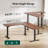 63" L-Shaped Standing Desk with Memory Height Controller, Adjustable Corner Desk for Home Office-260174449