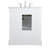 Hermes 32'' Single Bathroom Vanity with Marble Top-716768801