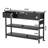 3-Tier Console Table With Charging Station & 3 Fabric Drawers,43.3'' Entryway Table With Storage Drawers And Open Shelves, Narrow Sofa Table With USB Ports And Outlets, Adjustable Feet, And Modern Design For Hallways, Living Rooms, And Small Spaces-1022265187