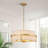 Bazilijus 4 - Light Dimmable Drum Chandelier-128184607