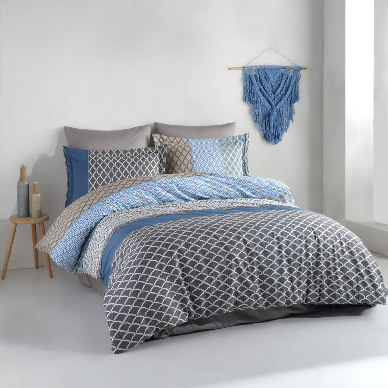 Ensemble de housse de couette 100% coton Beechmeadow, Housse de couette 63 "x 87" + 2 pièces supplémen