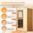 1-Person Compact Wooden Sauna Cabin