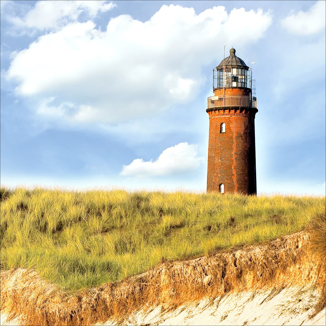 Glasbild Lighthouse IV, Kunstdruck