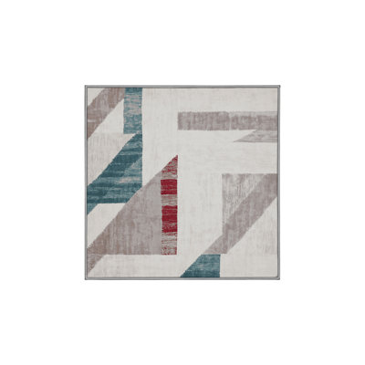Tapis gris lavable à la machine