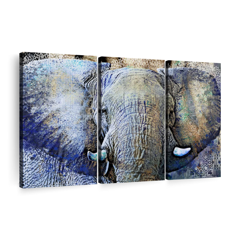 " Elephant Tree ", 24" H x 38" W x 1.25" D