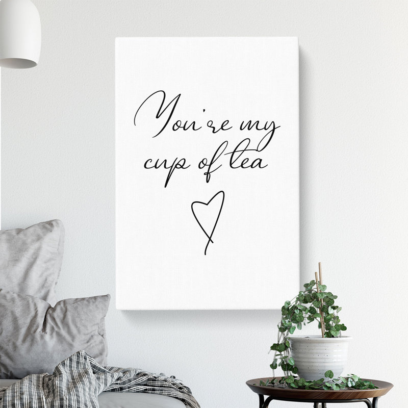 My Cup Of Tea - Wrapped Canvas Print, 50cm H x 35cm W x 3cm D