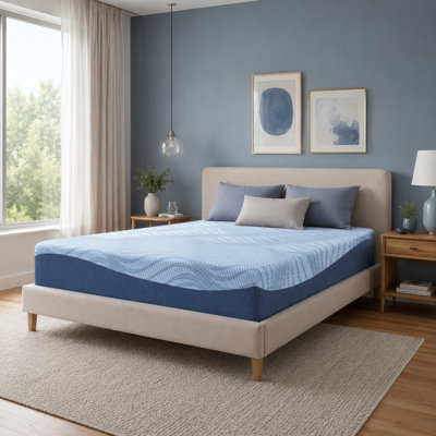 Pmy King Size Mattress, Firm Memory Foam, Stretch Knit Cover, 12 Inch