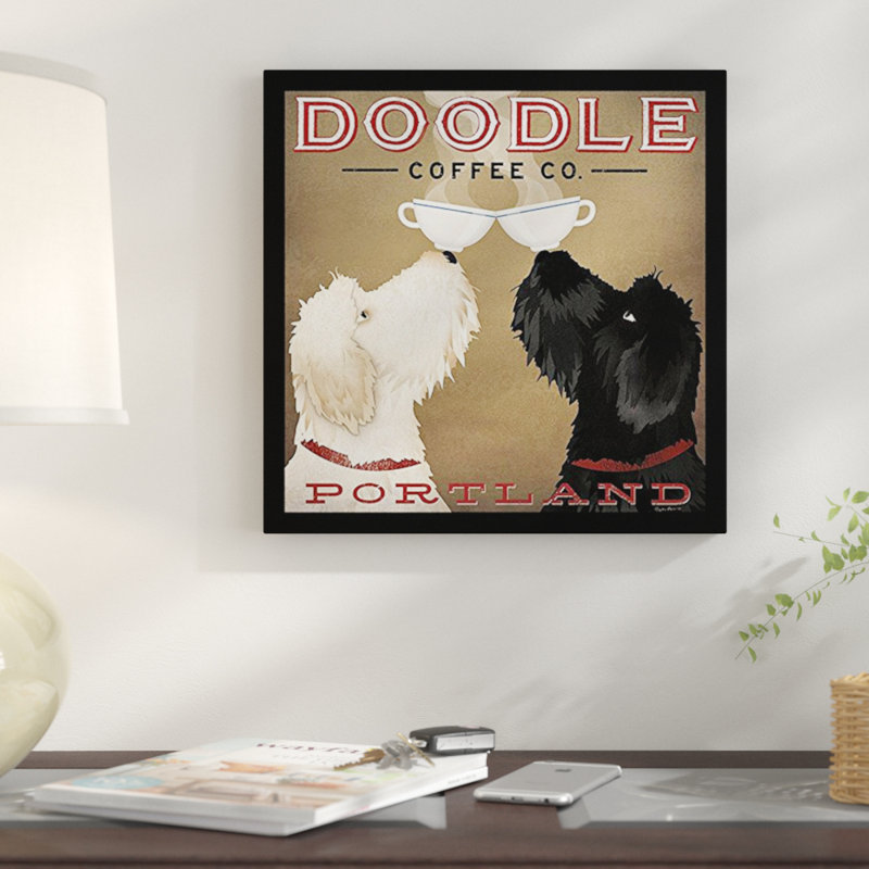 « double doodle coffee company portland » par ryan fowler, impression encadrée