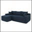 Canapé d'angle modulaire Cloud 85 avec méridienne en L, assise profonde, revêtement en coton et lin, aucun assemblage requis-136061103-136061105