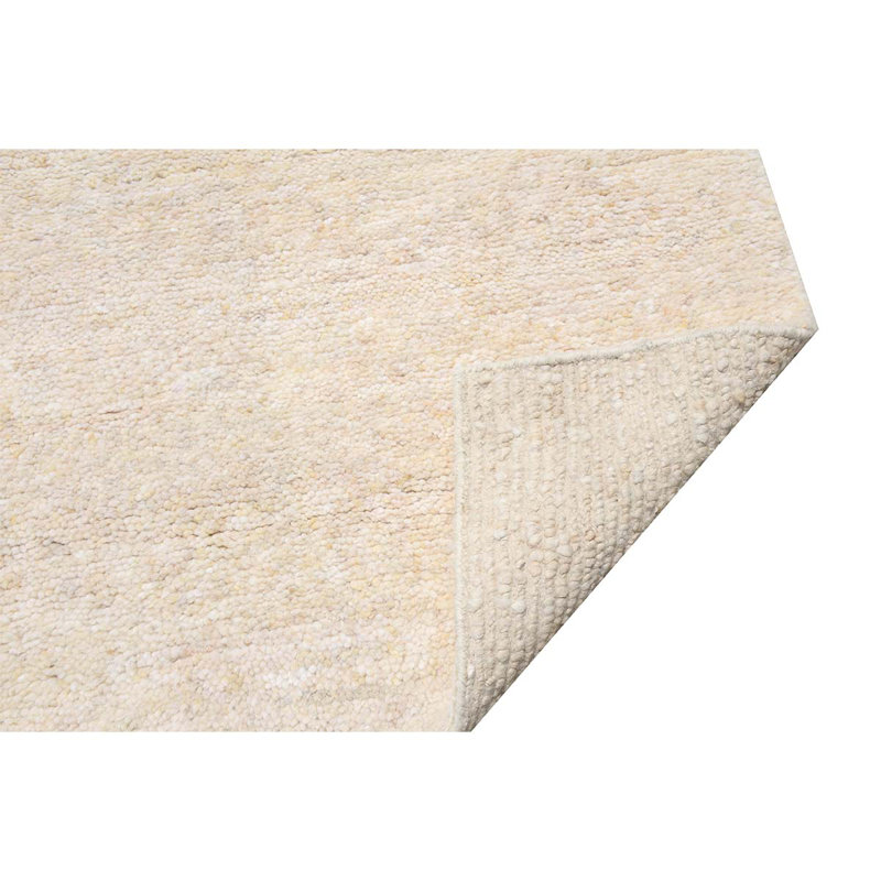 Tapis ivoire noué à la main de haute qualité, Rectangle 4pi x 6 pi
