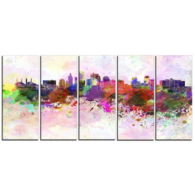 Designart - 2 Piece Wrapped Canvas Print