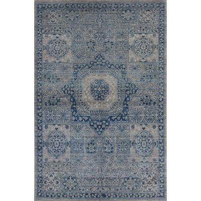 Transitional Hand Knotted Wool Oriental Area Rug