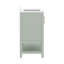 Ensemble de meuble-lavabo simple 36 po avec lavabo, armoire, tablette de rangement ouverte et tiroirs de rangement Caniya-1045739433-1045739435-1030700855