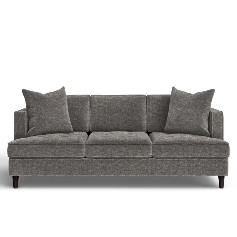 Upholstered 84'' Sofa, Thrillist Graphite Sustain®