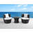 Abrigo 2 Seater Rattan Effect Conversation Set