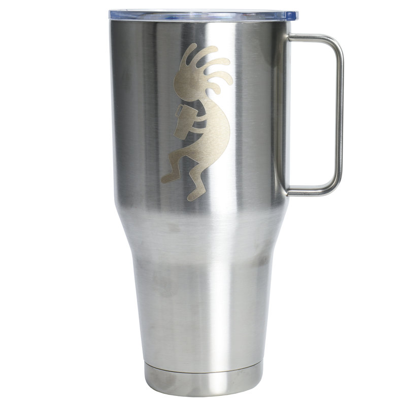 Aquapelli 40oz Silver Stainless Steel Insulated Travel Mug