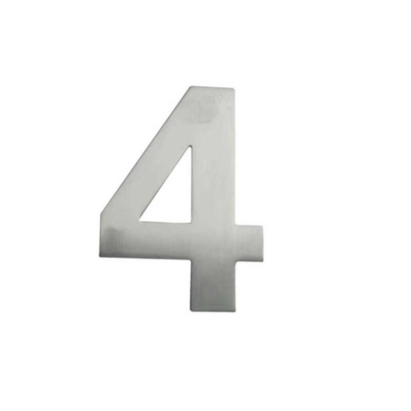 15cm H Stainless Steel House Number, 4