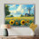 Été tournesols près du moulin I - Art mural tournesols
